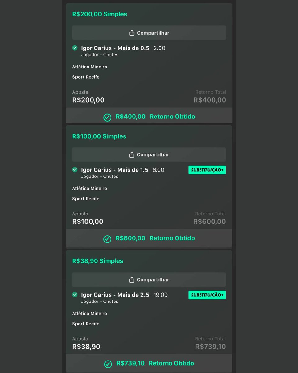 ABSURDO! DUAS ESCADAS EM UM ÚNICO DIA! 😎

Que forrinha gostosa no nosso grupo VIP.

Simplesmente mais de 90u ✅ em 8 dias.

Vamos por mais, SEMPRE! 🤝