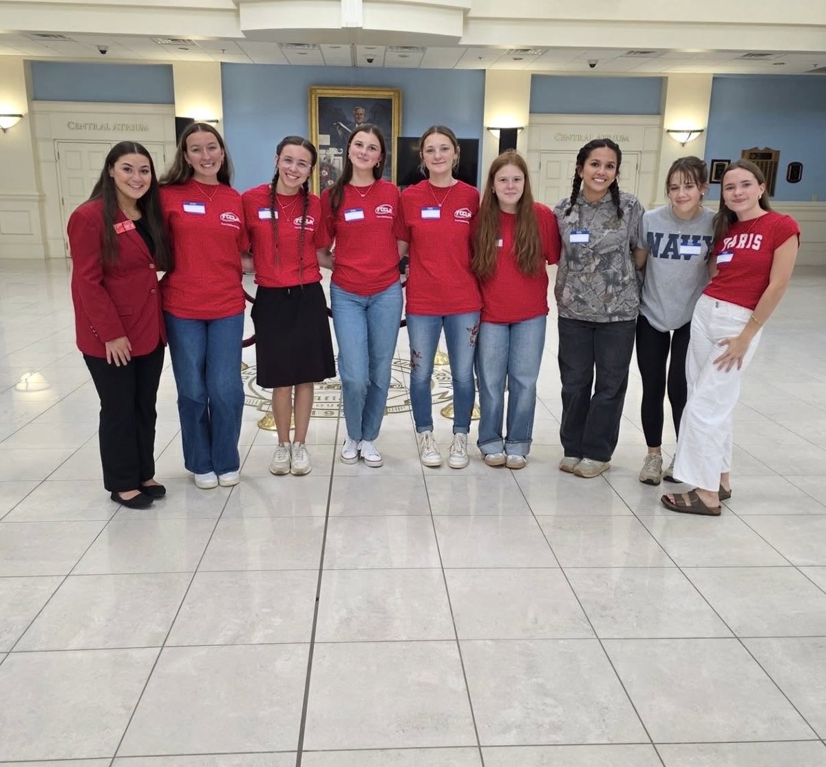 virginiafccla's tweet photo. Thank you very much to all the members of our #FCCLAfamily who attended the #SayYesToFCS College Day at Liberty University yesterday. The #VAFCCLA state officers who were there were so excited to have a chance to get #conneCTEd with you! #FamilyAndConsumerSciences #FCCLA #CTSO https://t.co/Tq25WzjZlr