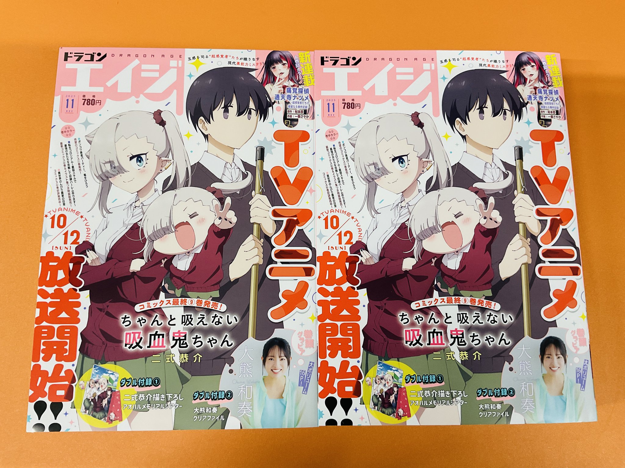 月刊ドラゴンエイジ2025年11月号 ブロマイド　大熊和奏さん　全6種コンプ 月刊ドラゴンエイジ2025年11月号 ブロマイド 大熊和奏さん 全6種