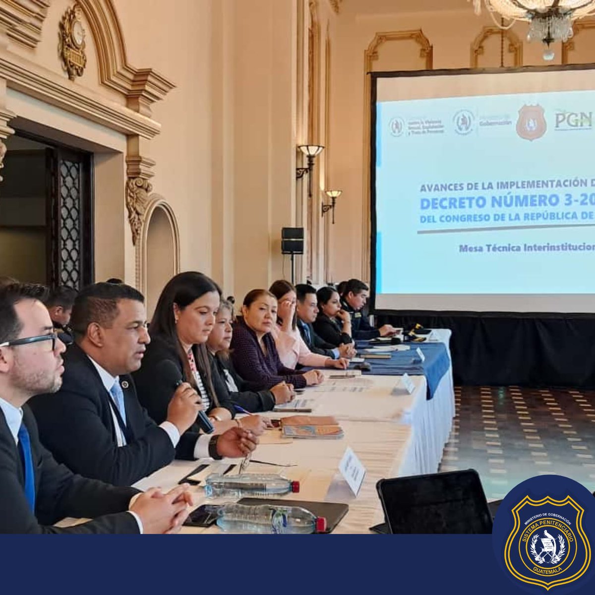 _SPGuatemala's tweet image. El DG de la #DGSP, Ludin Astolfo Godínez, participó en la reunión de la Mesa Técnica Interinstitucional para la Implementación del Decreto Número 3-2025 del Congreso de la República, el cual tiene como objetivo regular las visitas de niñas, niños y adolescentes a los centros.
1/3