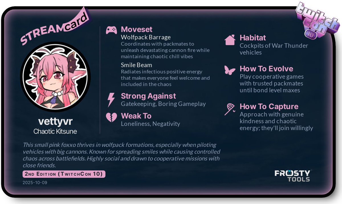 My Stream Card is surprisingly accurate