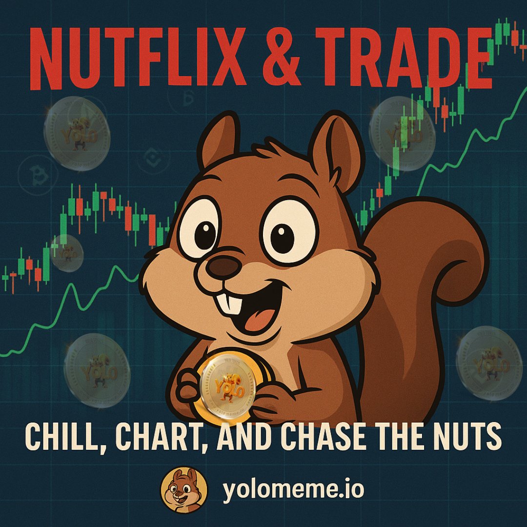 🍿 Nutflix &amp; Trade 📉

🔸 Movie night? Bring your crypto moves too.
🔸 Chill, chart, and chase the nuts.
🔸 Even squirrels multitask.

#NutflixVibes #YOLOCharts #SquirrelTrader