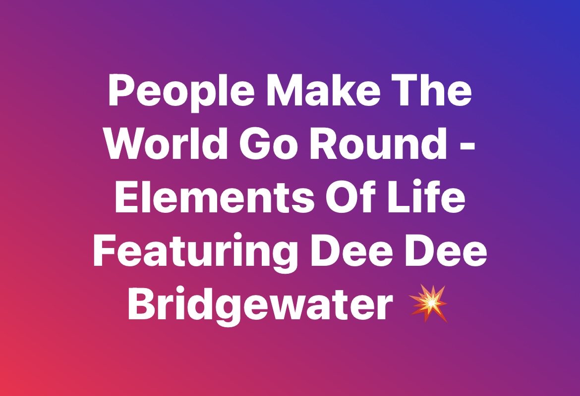 shuyakyotojazz's tweet photo. これはヤバいヤツ。
#littlelouievega 
#elementsoflife
#deedeebridgewater
#peoplemaketheworldgoround https://t.co/36fDAjXuxu