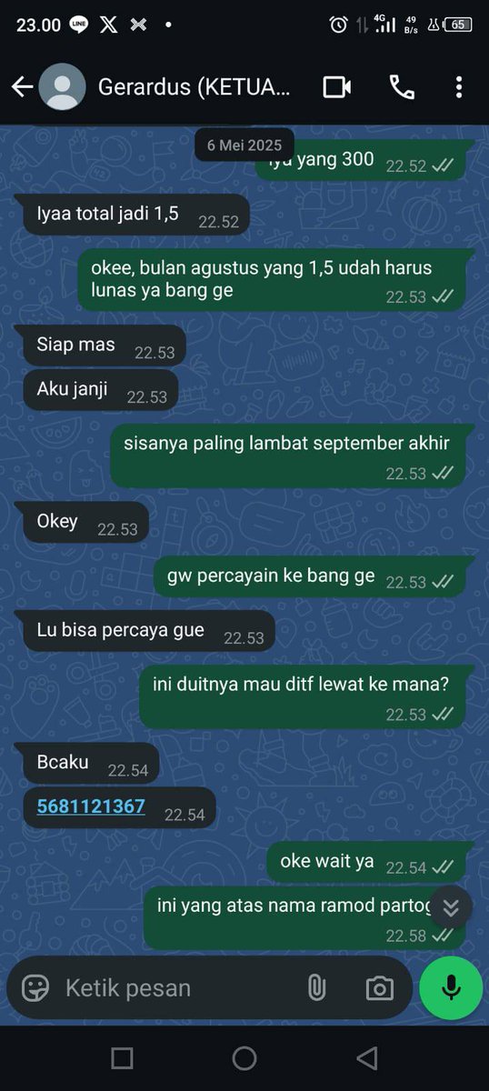 mbudsprasetyo's tweet image. Assalamualaikum, selamat pagi
Mohon maaf mengganggu waktunya

Mohon izin bertanya @GROVY_ID tentang beberapa tangkapan layar yang saya dapatkan perihal @Gondut_
Yang meminta uang kas untuk VC dan meminjam uang kas untuk pribadi

Mohon diberikan penjelasan tentang hal dibawah ini