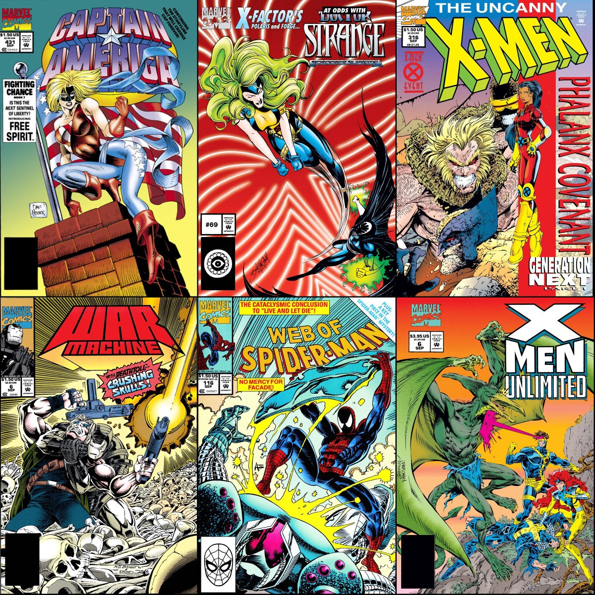 Marvel Comics that were on sale with cover dates of September 1994.