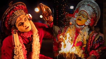 Timelessvoice81's tweet image. 🎬 #KantaraChapter makers urge fans 🙏 not to imitate or mimic the Daiva persona.
They remind everyone that Dhaivaradhane is a sacred ritual, not a performance .let’s respect the culture and spirit behind it. ❤️
#RishabShetty #Kantara Makers of Kantara Chapter 1 urge fans to not…