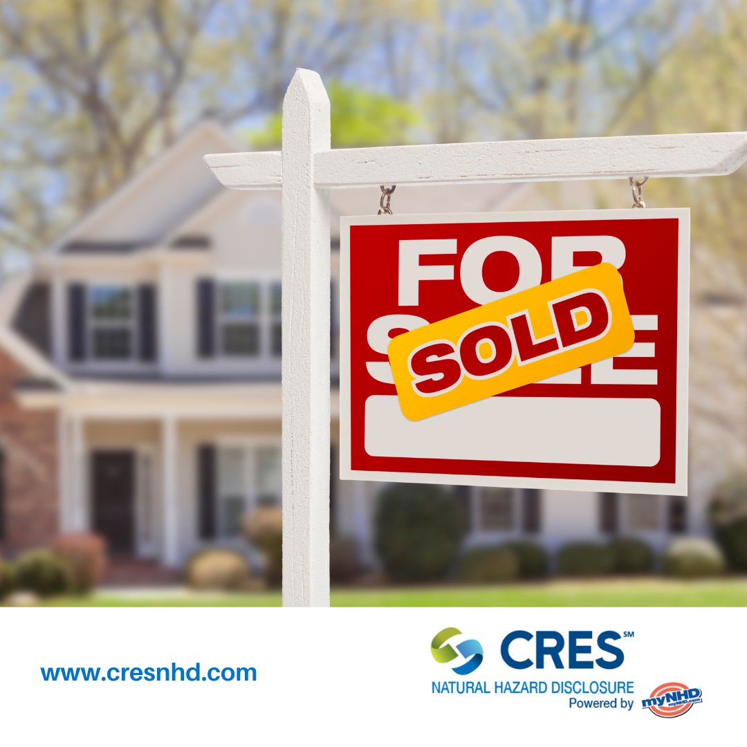Real estate pros can help protect your seller with a CRES Natural Hazard Disclosure (NHD) Report, powered by myNHD. All parties to the transaction are covered for up to $10 million related to disclosures on the NHD. 
cresnhd.com