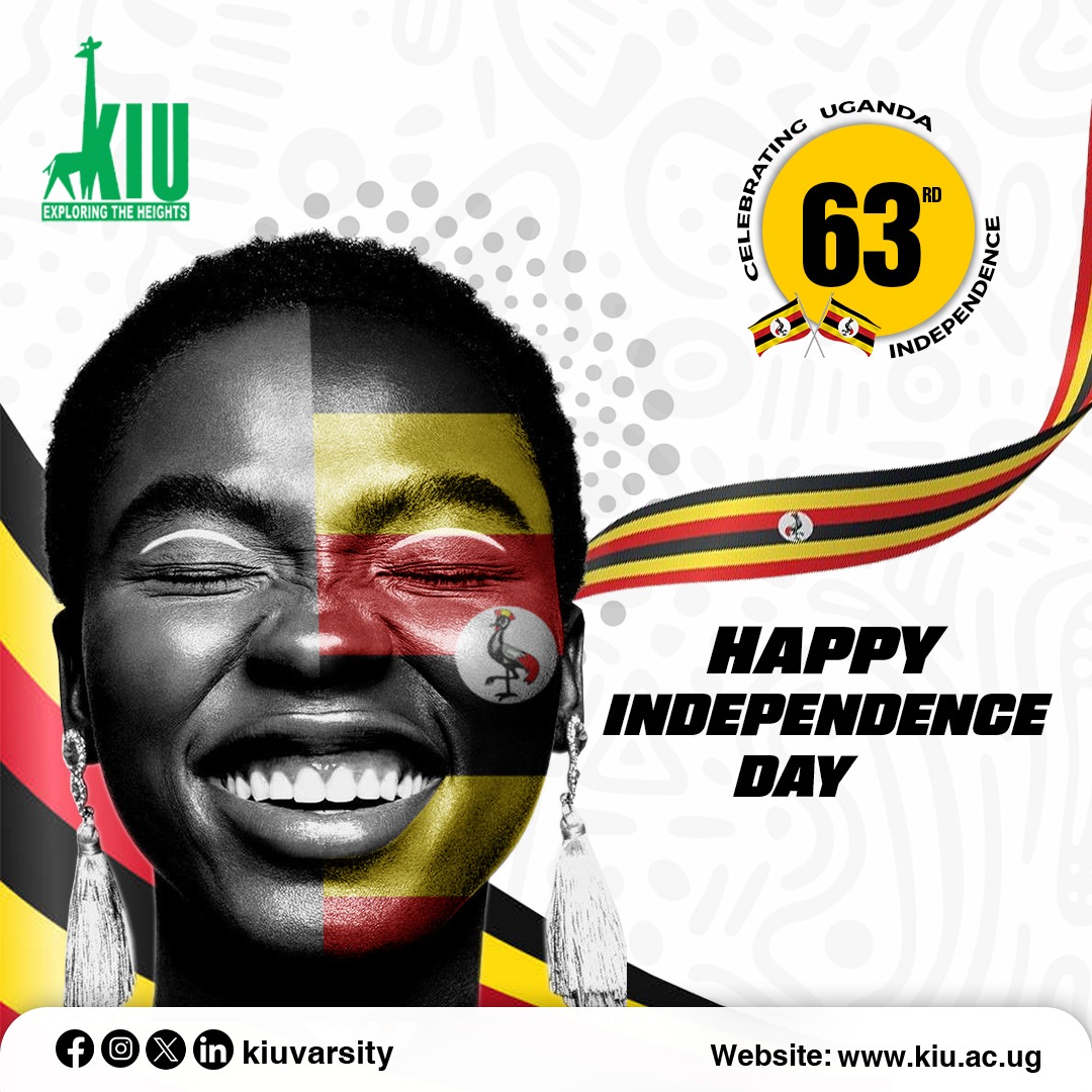 From all of us at Kampala International University, we join the nation in celebrating 63 years of freedom, unity, and progress. As we mark this milestone, we reaffirm our commitment to advancing education and innovation as key pillars for national development and transformation.