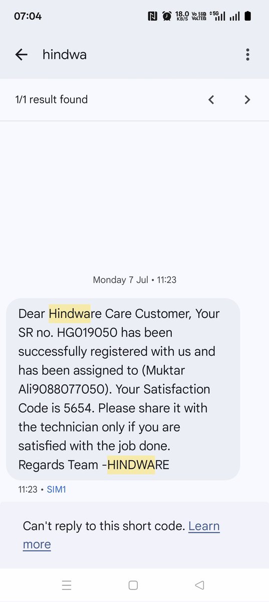 deyayan_1993's tweet photo. I purchsed a Hindware geyser frm Flipkart on 05.02.2025. It stopper wrking in July. I raised a srvc rqst (HG019050) &amp; a technician ws assigned, bt despite rpted calls, no one hs visited yet. Pls ensure the geyser is repaired at d earliest. @Hindware_India @Hindware366320 https://t.co/SE31A1hkmP
