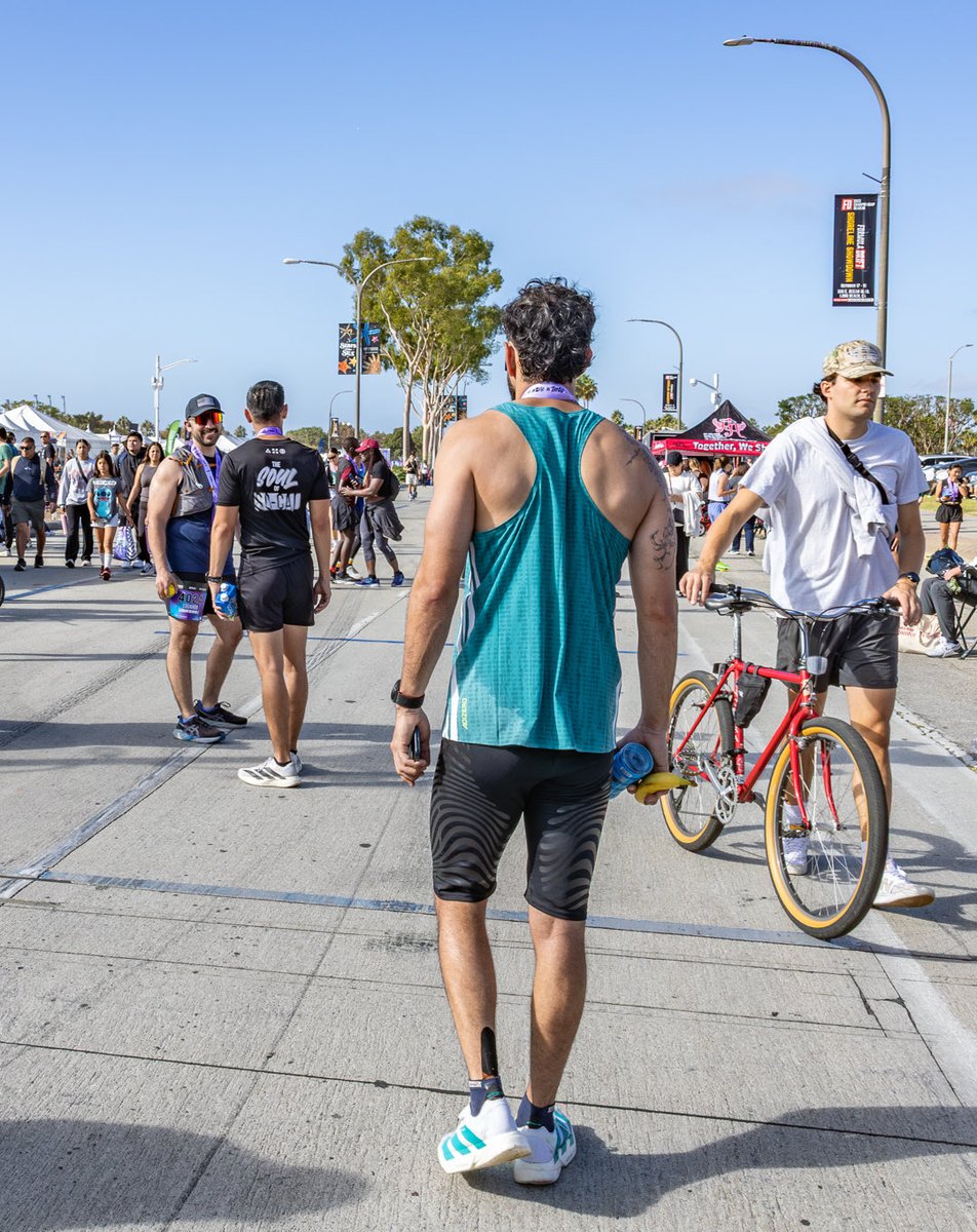 don’t really post as much on here anymore but ran our first half in Long Beach 1:37:50 🏁