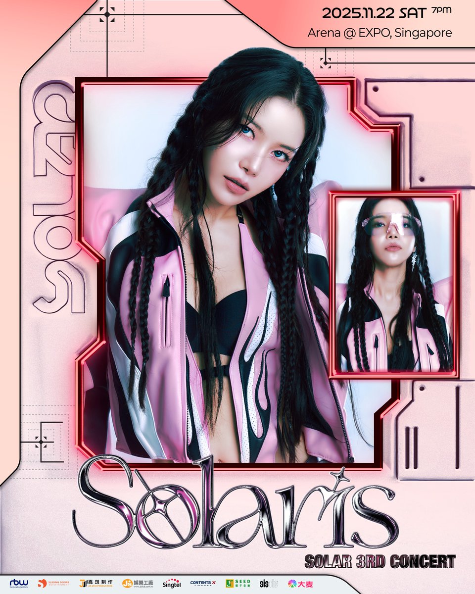 DragonKazoo77's tweet image. 251009 #Solar 3rd CONCERT [Solaris] in SINGAPORE
— Public sale starts NOW!

🎫 sistic.com.sg/events/solar11…
​
🗓️ 11/22 (Sat) 7PM (GMT+8)
📍 Arena @ EXPO

#Solar_3rd_Concert #Solaris #SOLAR #솔라 #頌樂 #MAMAMOO #마마무 @RBW_MAMAMOO