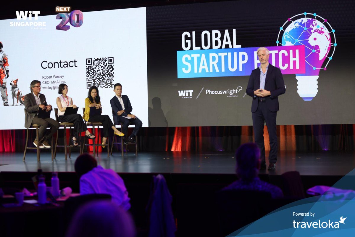 MeProtocol's tweet image. ๐Co-founder and CEO Robert Wesley @PvsNPme representing Me Protocol in Singapore on stage at @WebInTravel winning over travel executives. Think DeFi is big? Travel and tourism contributed $11 trillion to global GDP in 2024. Me Protocol is the new rewards layer for this massiveโฆ