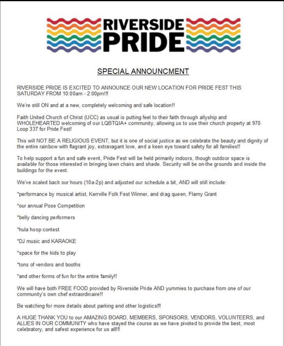 BeachyWife007's tweet photo. @WallStreetApes They just moved their pride event. How did we get here https://t.co/3mBAEhcN9A