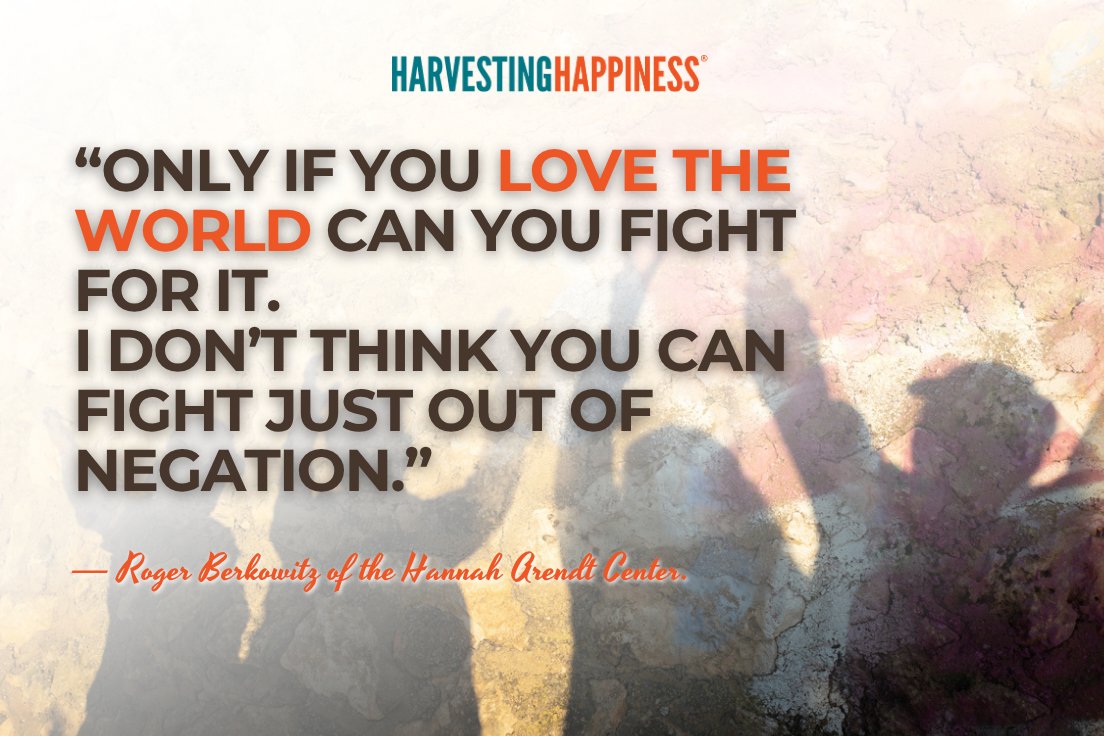 Is practicing joy an act of defiance? 💪  Yes, says Roger Berkowitz of The Hannah Arendt Center for Politics and the Humanities.

Join us to explore how fostering shared happiness becomes the ultimate evidence of resilience and a deeply healing public force. 🙌

💻 Play it here: