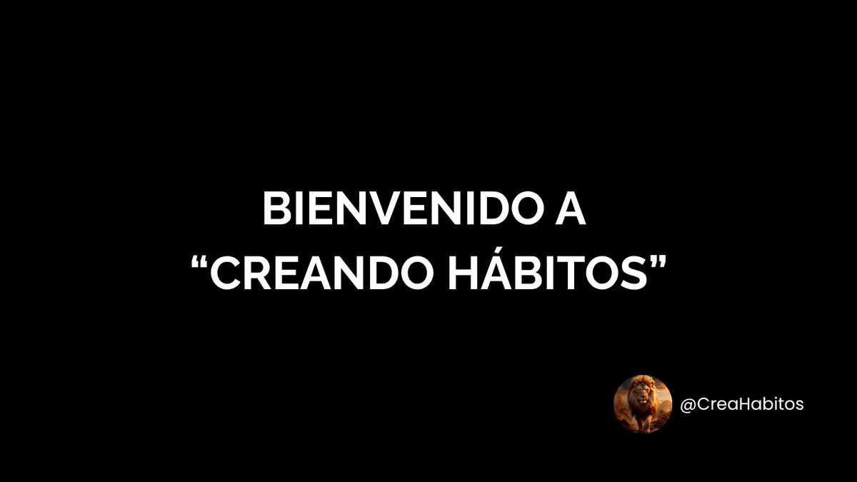 Creando Hábitos tweet media