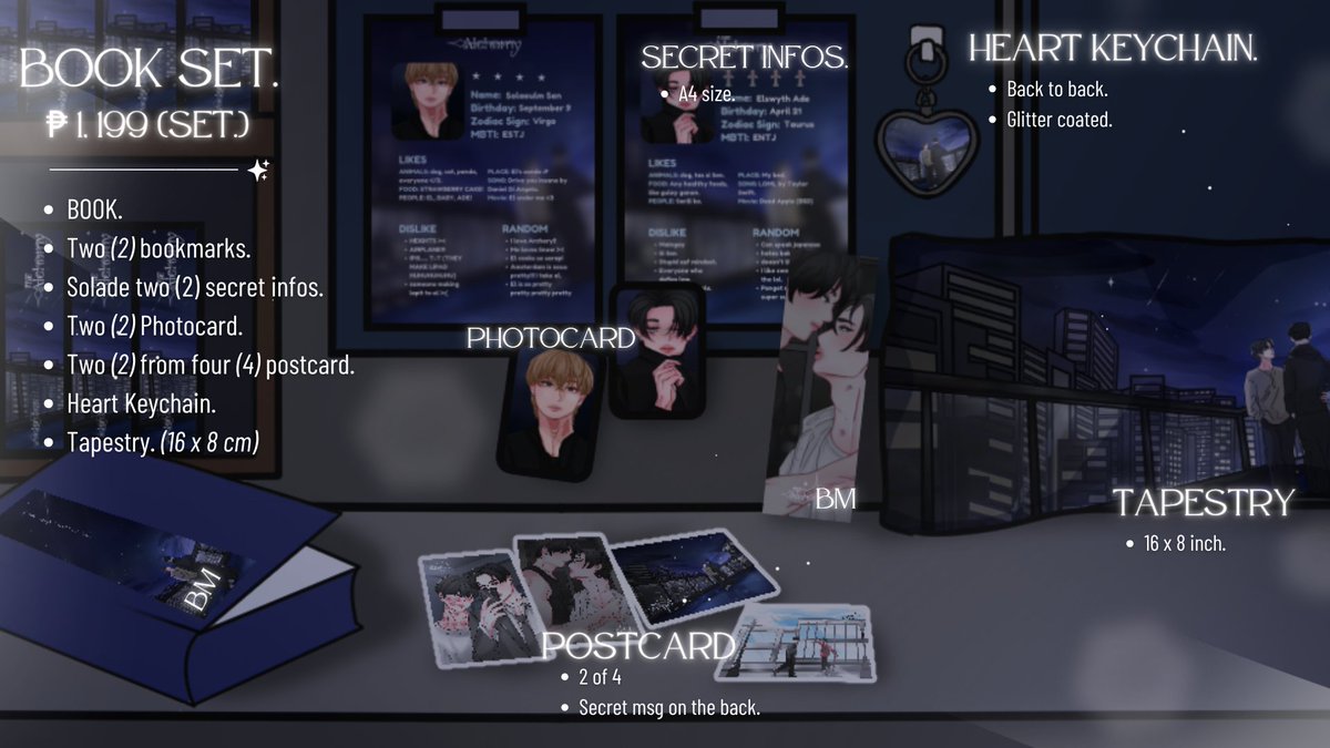 wonkirchvs's tweet photo. 🌌 The Alchemy Book I.

Book Set and Soladeberry Set. 
── ✦ ₱599 to 1,199.
── ✦ ₱1,749 (overall) 

⭑prices .ᐟ 
⭑pre-order benefits .ᐟ

Pre-Order will start at October 20 ⭑.ᐟ

#TheAlchemyiswrittenforsolade https://t.co/rqvoKEoPG6