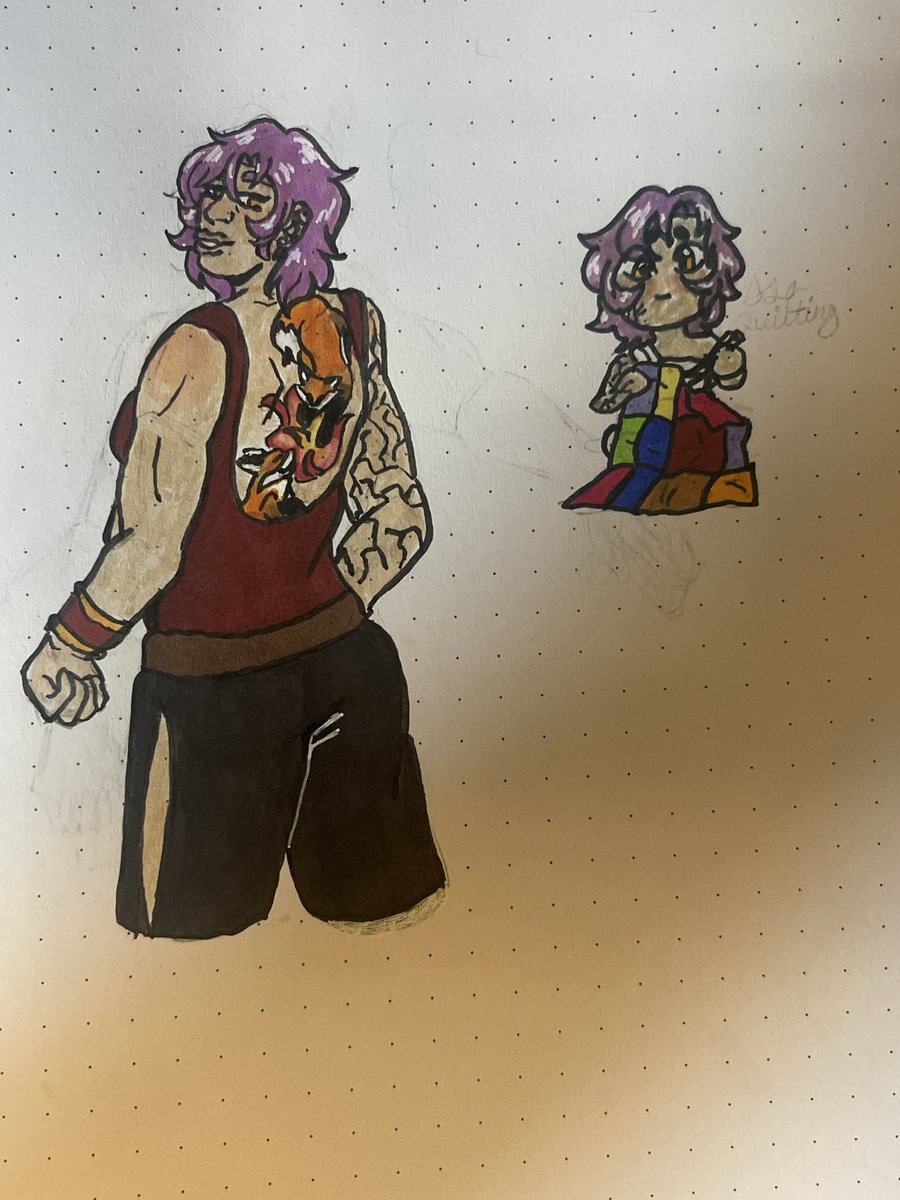 Astral_Eevee's tweet photo. i should probably start to share my drawings here more lol #AvatarSMP https://t.co/HsJ15eF1lN