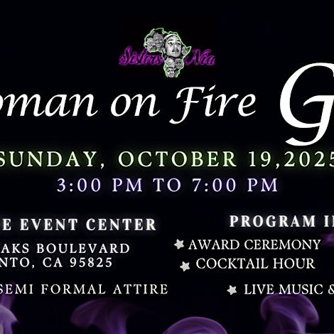 SacObserver's tweet image. Join the Woman on Fire Gala on Oct. 19 to celebrate trailblazing Black women in Sacramento. Enjoy live entertainment, dinner, and an awards ceremony. To read the full story click the link in comments. sacobserver.com/2025/10/trailb…