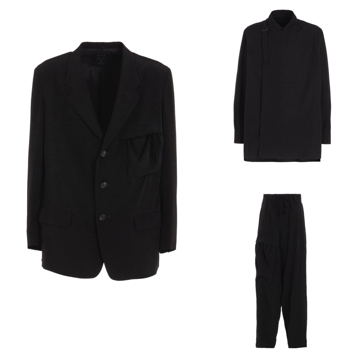 ジャケット・アウター S'YTE FLIGHT JACKET YOHJI YAMAMOTO LEATHER PATCHWORK JACKET – THE SHOP YOHJI YAMAMOTO