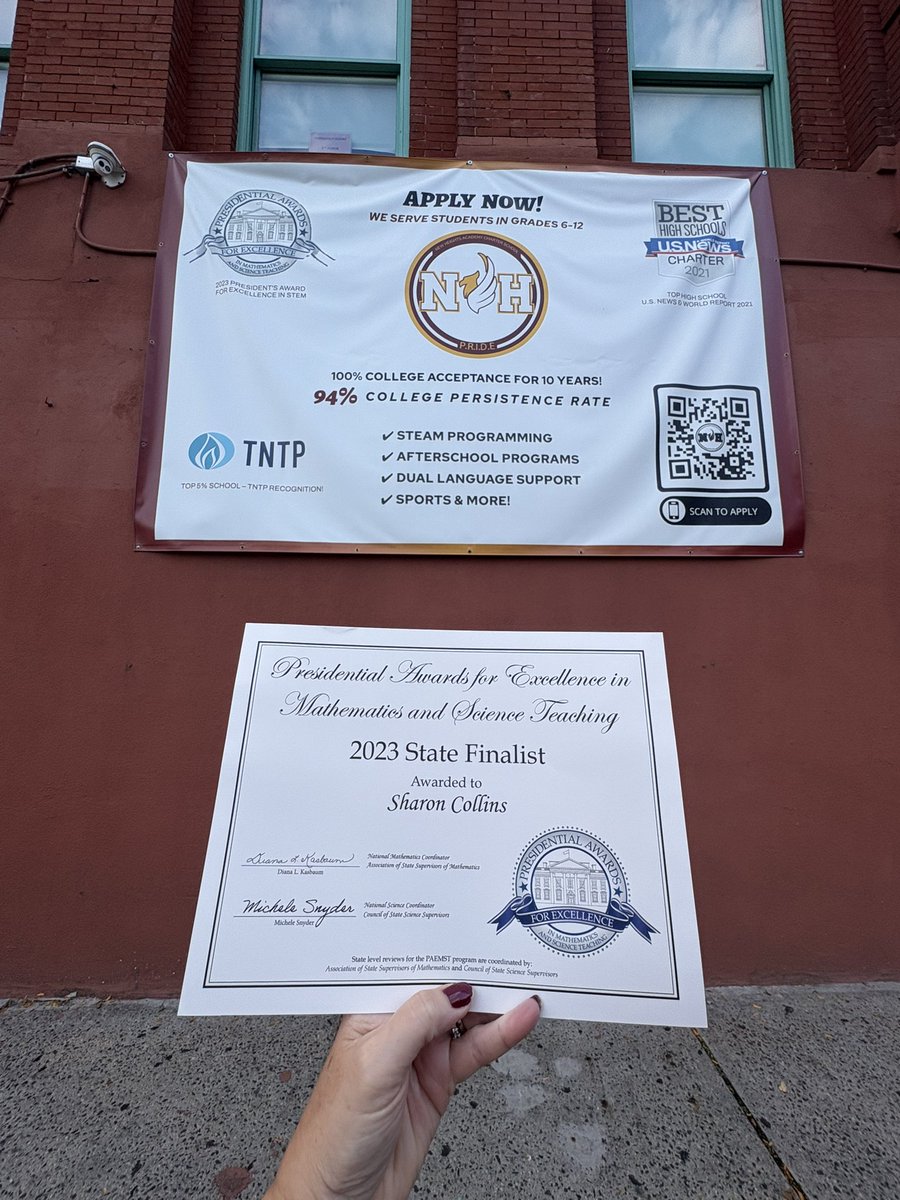 Sharon Collins, PAEMST tweet media