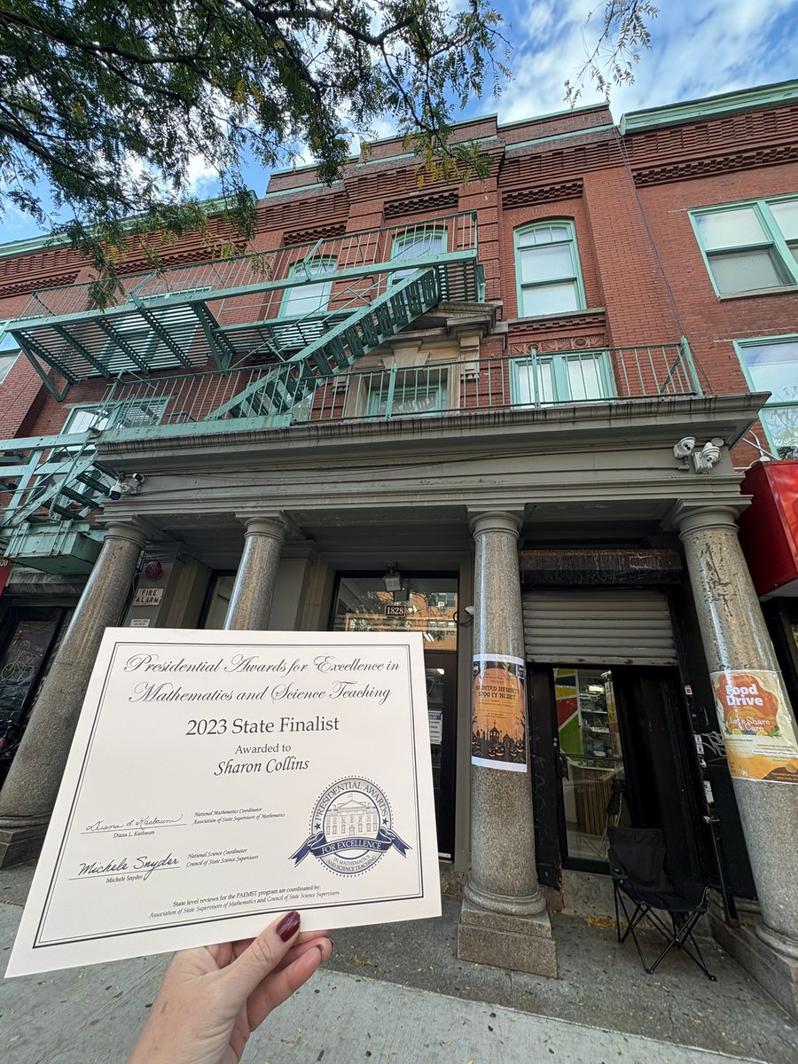 Sharon Collins, PAEMST tweet media