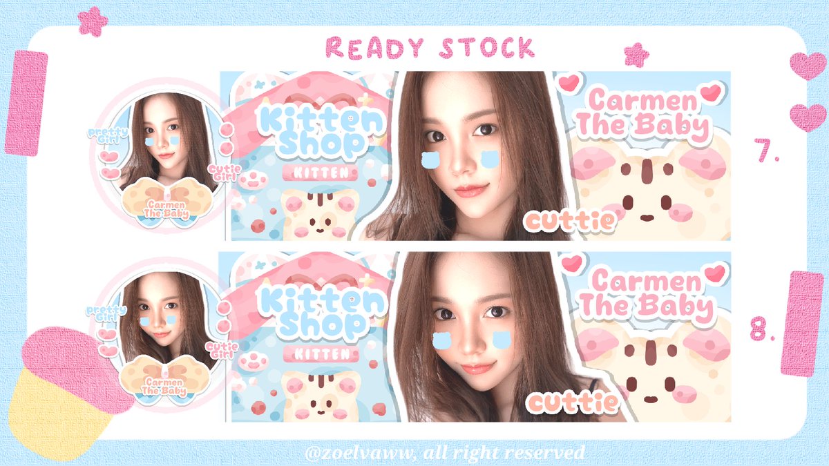 hii aku punya 8 layout carmen, ana pict terbaru harganya 9.000/ea (free retext) ayo jajan layout nya 🧁🍭

#zonauang