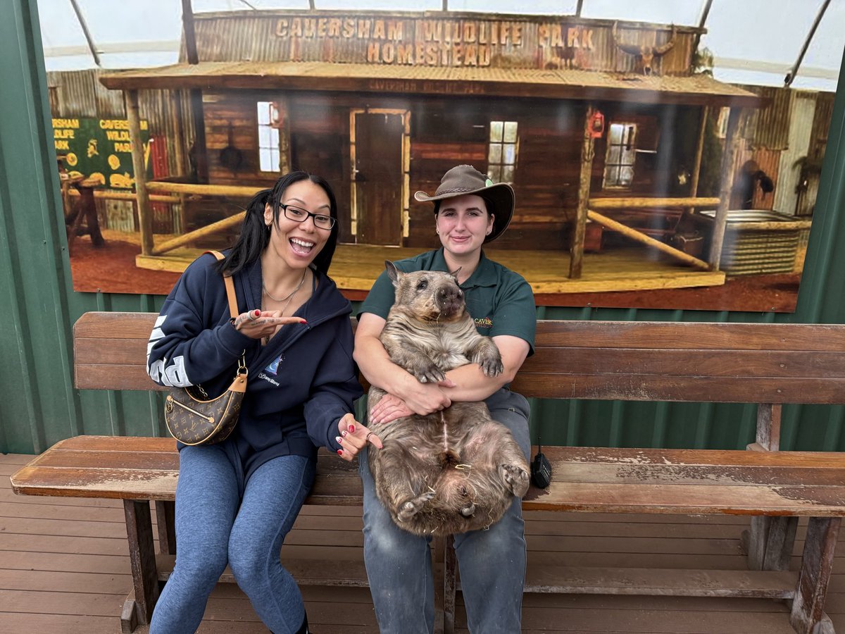 MiaYim's tweet image. I didn’t expect to bump into @Sheltyb803 in Australia!
#cavershamwildlifepark #perth #wwe