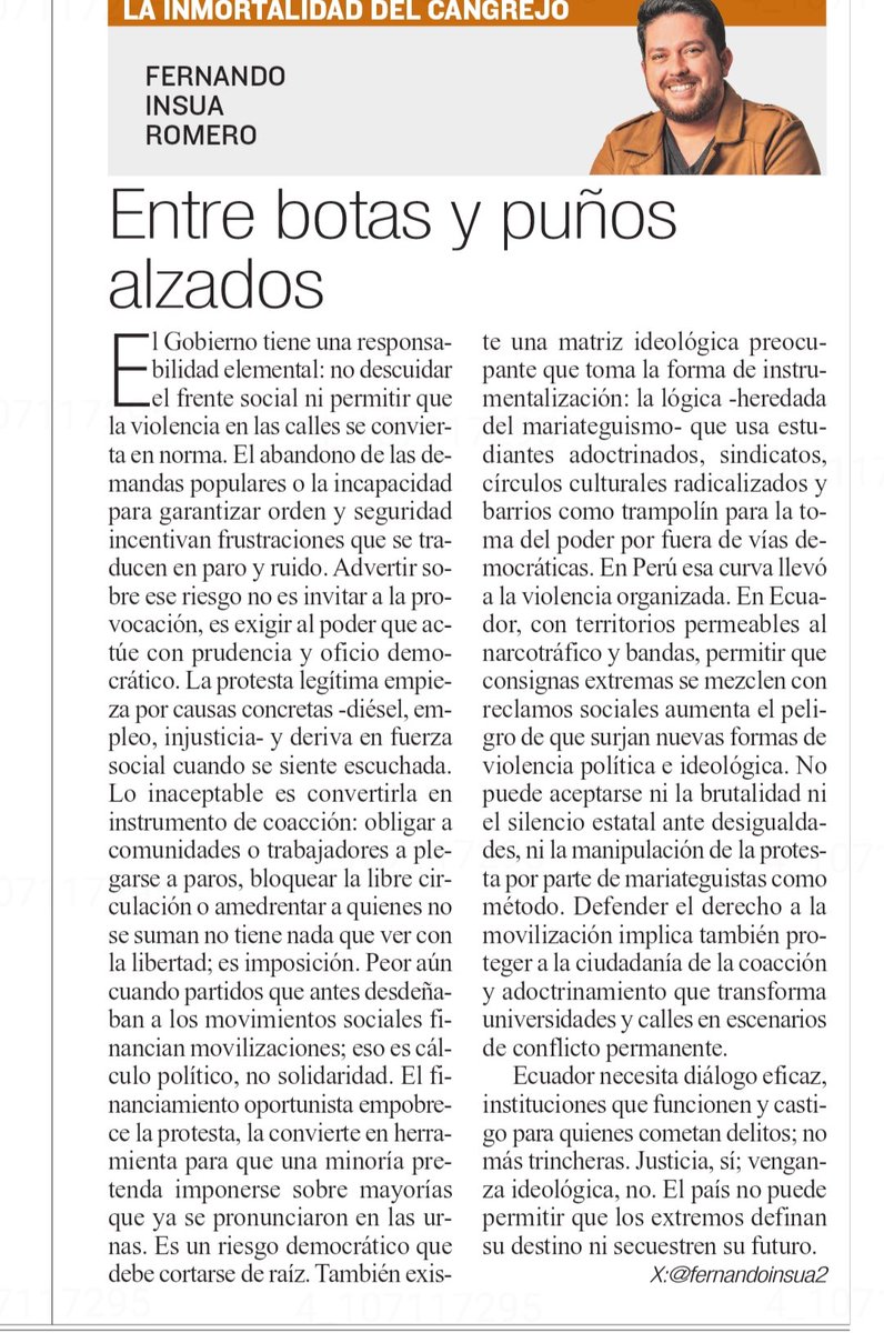 Mi columna de hoy en <a href="/Expresoec/">Diario Expreso</a>