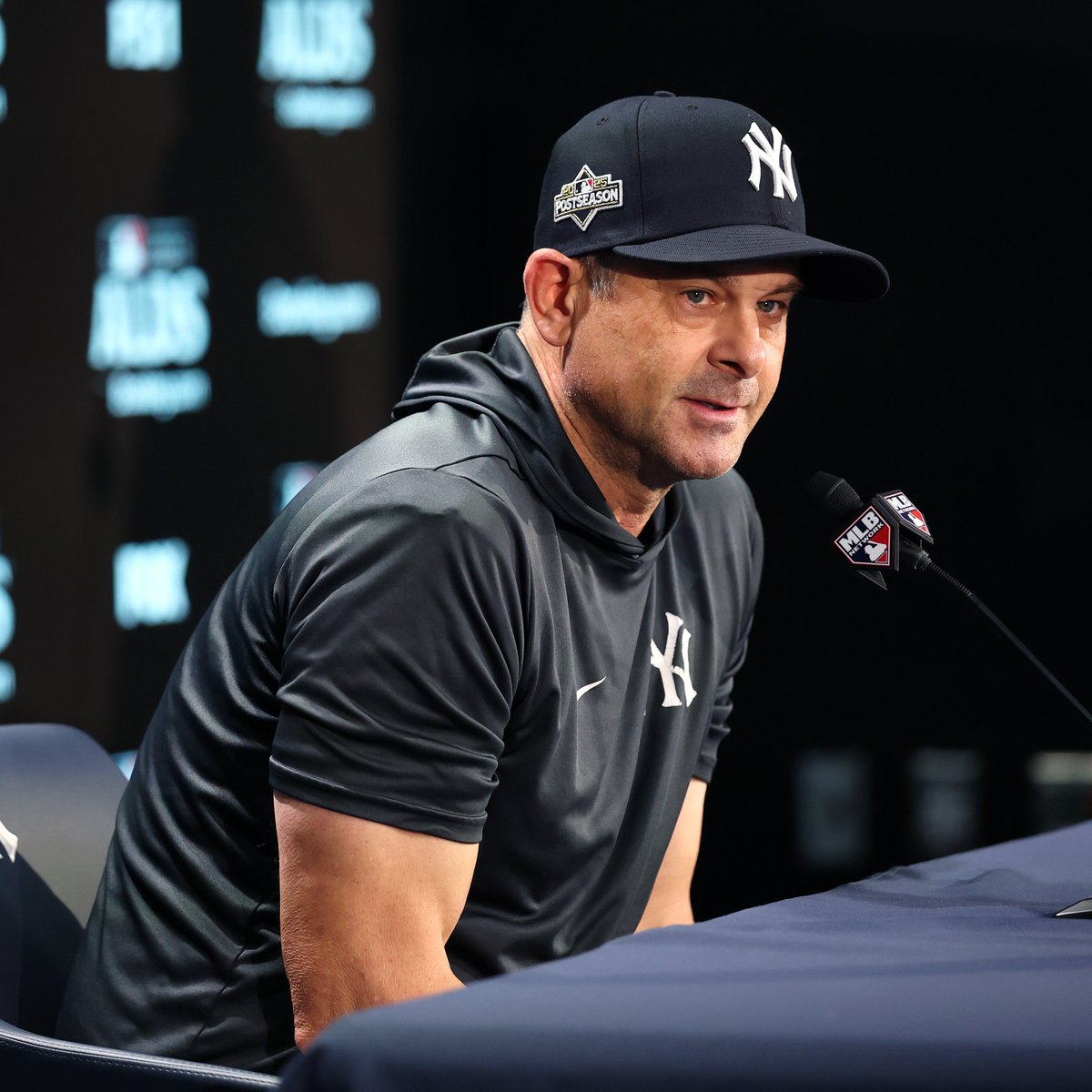 BRWalkoff's tweet image. Aaron Boone says he expects to return as Yankees Manager in 2026