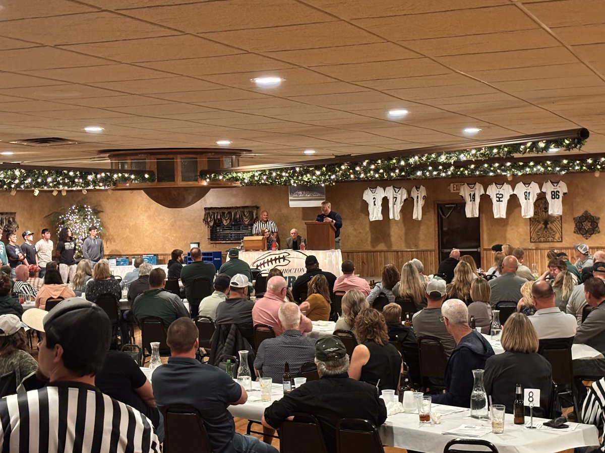 Fun night with <a href="/shiocathletics/">Shiocton Athletics</a> Gridiron Club tonight.  It was great getting to talk to the players and parents. Awesome support from so many people for these kids.