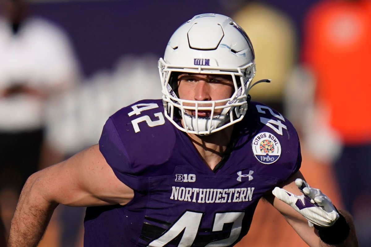 #AGTG Blessed to receive an offer from <a href="/NUFBFamily/">Northwestern Football</a> 
<a href="/Coach_McGarigle/">Tim McGarigle</a> <a href="/coachcobwhite/">Jacob White</a> <a href="/Coach_Mulford/">Sam Mulford</a> <a href="/Smith_D55/">Drew Smith</a> <a href="/DonnieBaggs_/">#HCville</a> <a href="/coachctaylor_/">Coach taylor</a> <a href="/CoachTheriot/">Chris Theriot</a> <a href="/coachsmalley23/">Josh Smalley</a> <a href="/CKennedy247/">Collin Kennedy</a> <a href="/jackson_dip/">Jackson DiPasquale</a> <a href="/adamgorney/">Adam Gorney</a> <a href="/BenjaminGolan/">Ben Golan</a> <a href="/TFloss32/">Todd Glawson</a> <a href="/R_Brauninger/">Ryan Brauninger</a> <a href="/samspiegs/">Sam Spiegelman</a> <a href="/CSarkisianNU/">Christian Sarkisian</a>