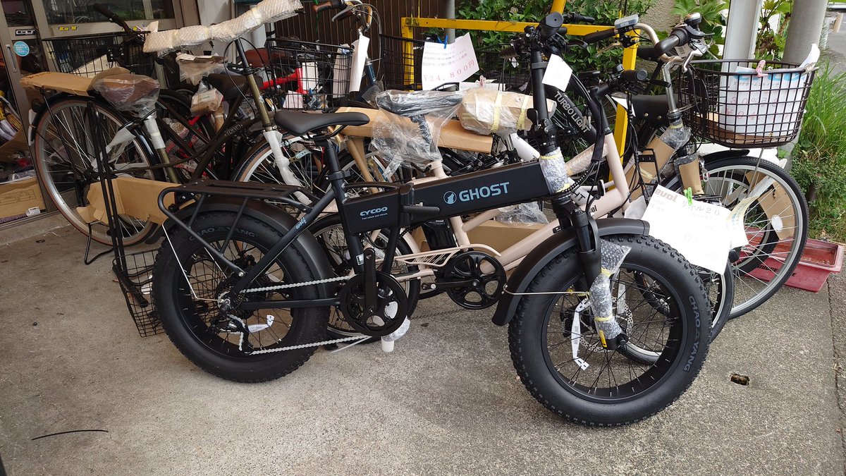 スズメのサナギ サイクーゴースト 公安委員会認定電動アシスト自転車