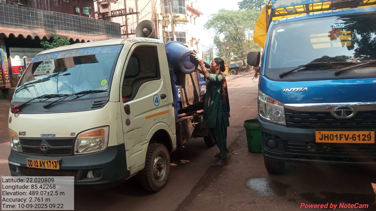 Today's waste collection is happening across all wards
#joda #keonjhar #swachhajodasusthajoda #swachhsurvekshan #odisha #SwachhaSundarAmaKendujhar <a href="/DistAdmKeonjhar/">District Administration,Keonjhar</a> <a href="/DudaKeonjhar/">DUDA KEONJHAR</a> <a href="/HUDDeptOdisha/">H & UD Dept</a> <a href="/MoHUA_India/">Ministry of Housing and Urban Affairs</a> <a href="/SwachhBharatGov/">Swachh Bharat Urban</a>