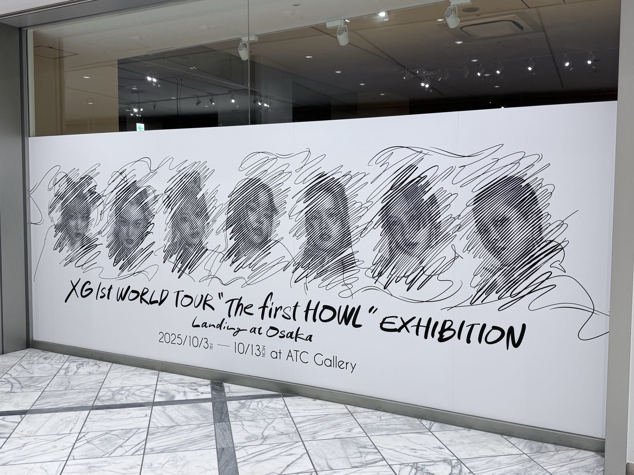 XG EXHIBITION 大阪 ガチャ カプセル A賞 直筆サイン ポスター XG