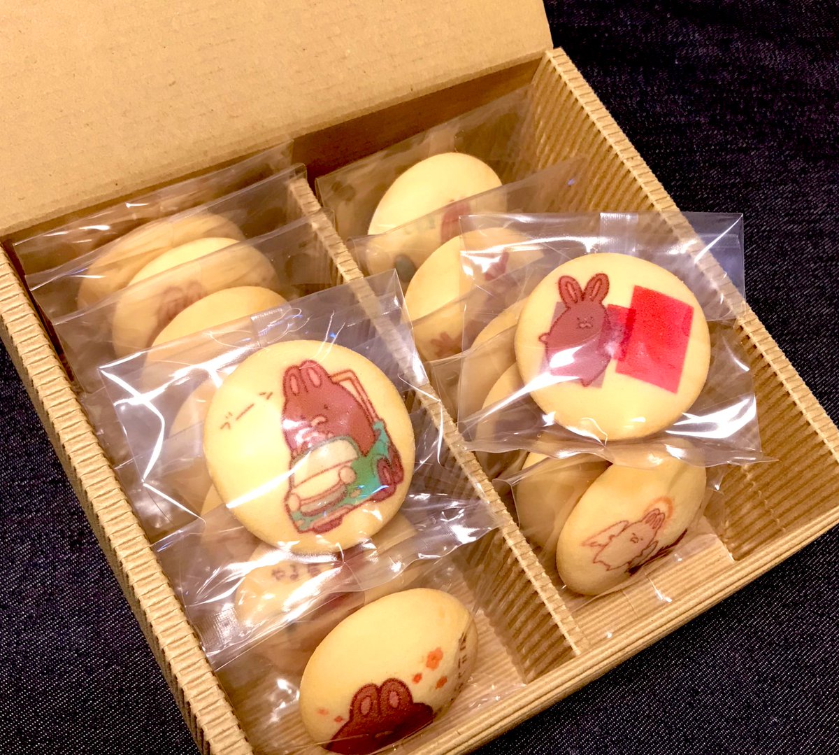 フォロワーさんよりうさちゃんのプリントクッキーを戴きました!
ありがとうございます💖🐰🍪 