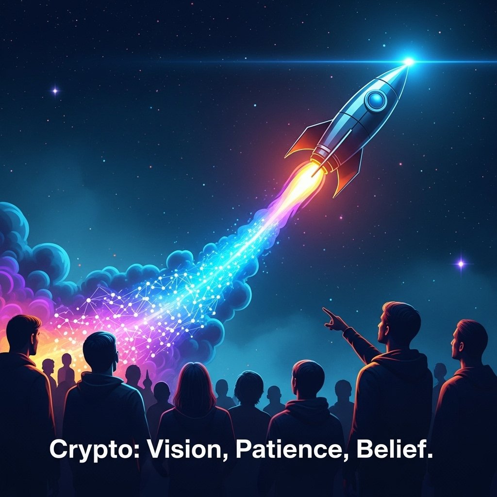 Crypto isn t just about coins  it s about vision patience and believing before the crowd does 🚀
Hashtags:
#CryptoMindset #Web3 #Bitcoin