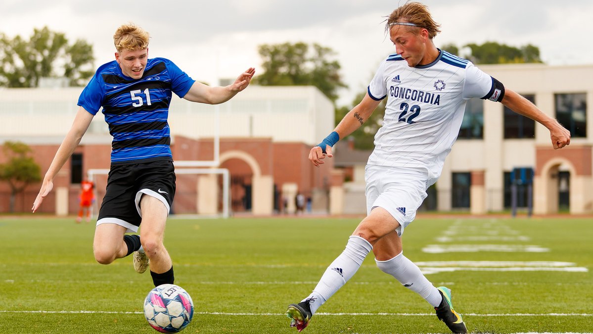 Concordia Bulldogs (@cunebulldogs) on Twitter photo ⚽️ | <a href="/CUNEMSOC/">CUNE Men's Soccer</a> RECAP: Dawgs score hat trick; Defense slams door shut after opening minutes - cune.edu/athletics/team… ⚽️ | <a href="/CUNEMSOC/">CUNE Men's Soccer</a> RECAP: Dawgs score hat trick; Defense slams door shut after opening minutes - cune.edu/athletics/team…