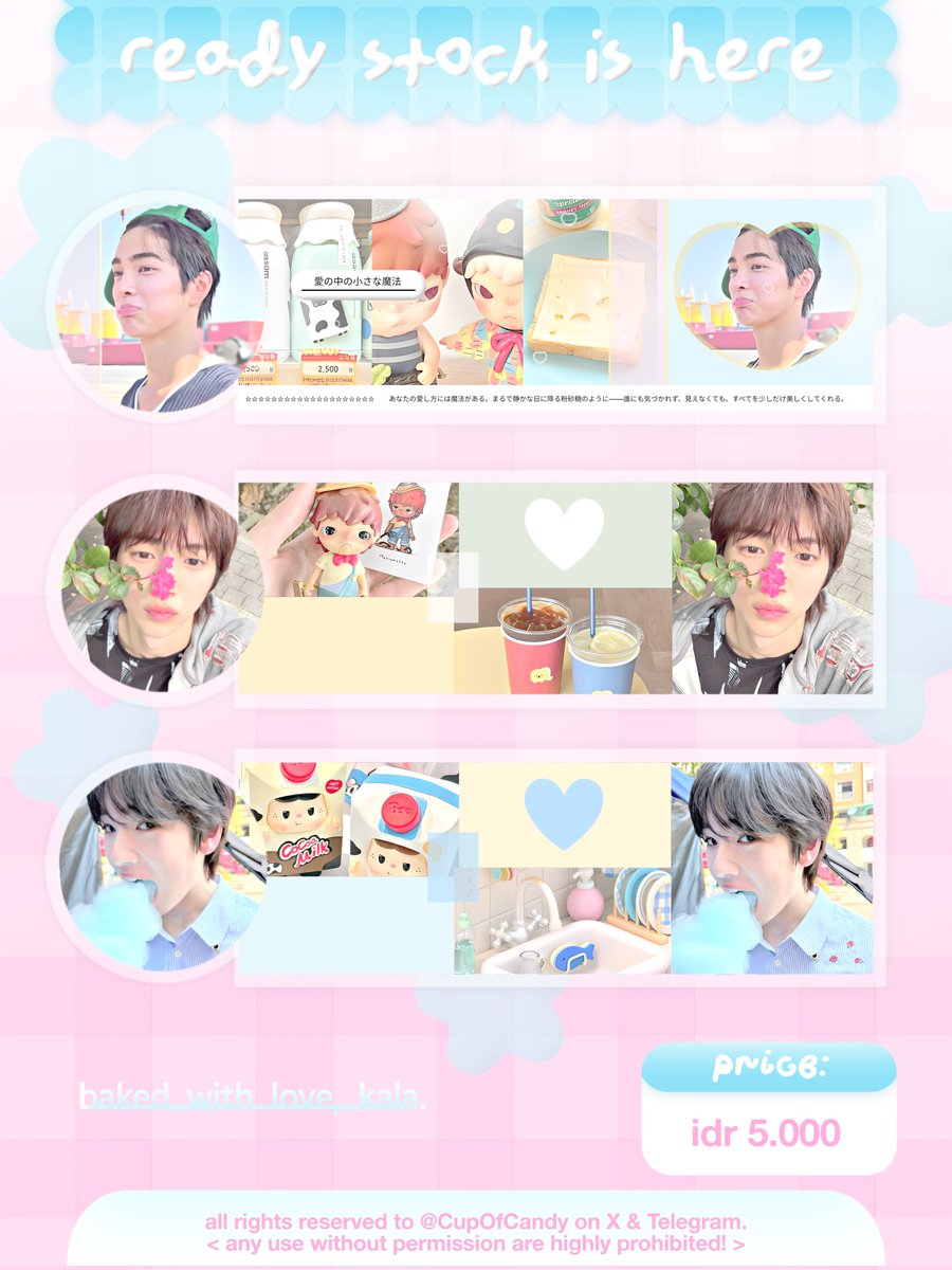 help repost? thankiu <3 #zonauang 

teman timun aku mau clearance sale layout bg &amp; gg keonho juhoon sakuya wonyoung karina giselle yang bisa dibawa pulang < 5.OOO > saja 🖐🏻 yang mau bisa ping aku ke dm iaaa! timakaaacii <33