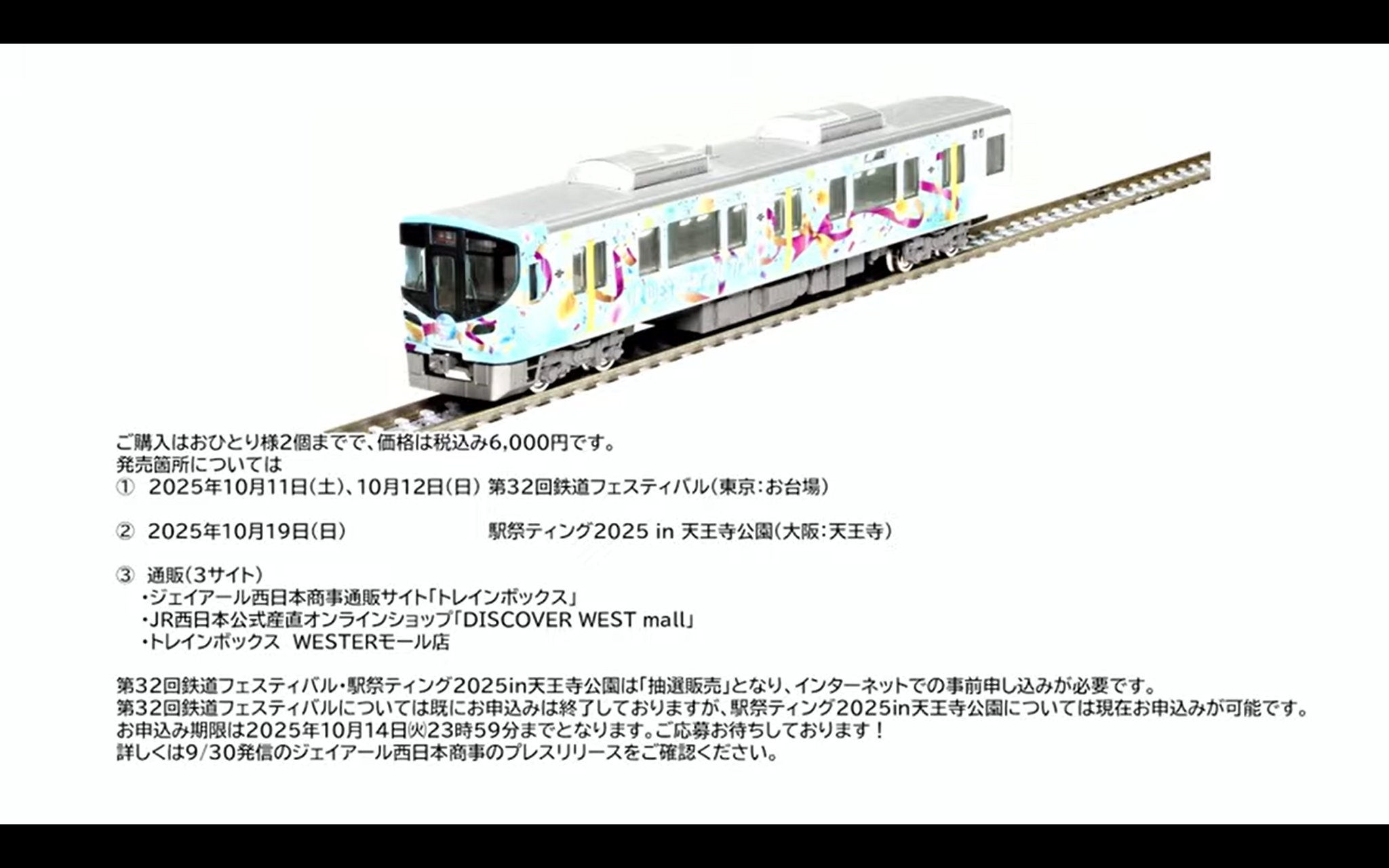 TOMIX トレインボックス 323系 JR WEST Parade Train