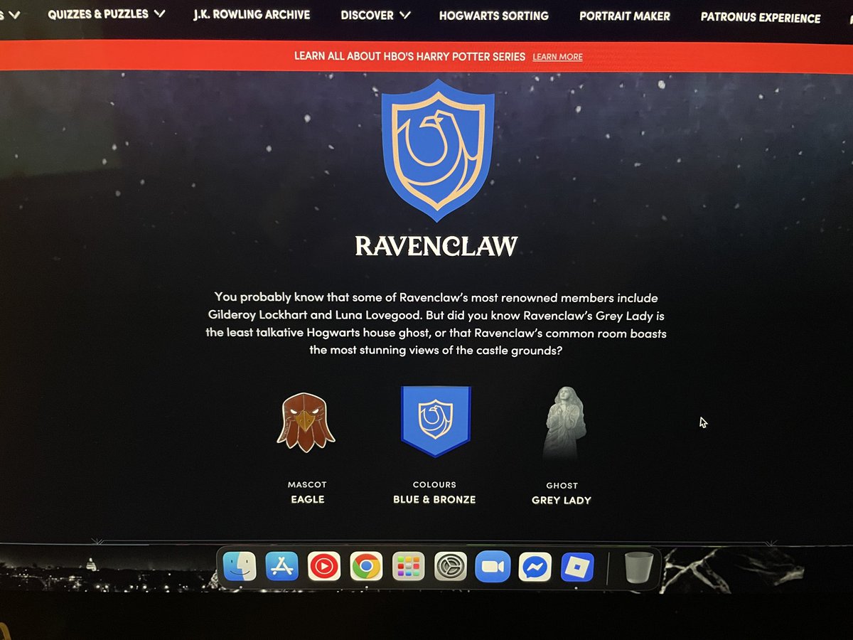 callmeevena's tweet image. After watching a video about the deeper meaning of each Hogwarts house, I rettook the Sorting Hat quiz and discovered I&apos;m a Ravenclaw. This result feels more accurate, reflecting my personality and traits. #harrypotter #sortinghat #wizardingworld #ravenclaw