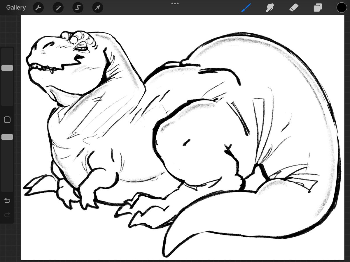 cirmented's tweet image. Fat ass trex 
#dinosaurart #dino #oc