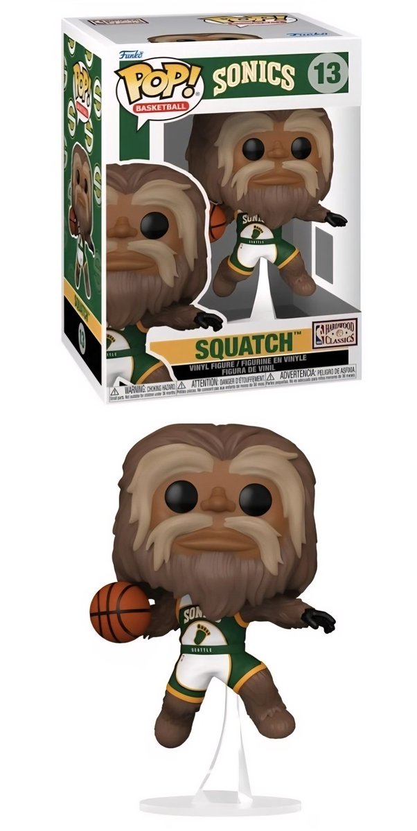 ADriftingNerd's tweet image. They really need to #BringBackOurSonics but until then there&apos;s always PoP! Squatch to dunk on your #Funko collection.