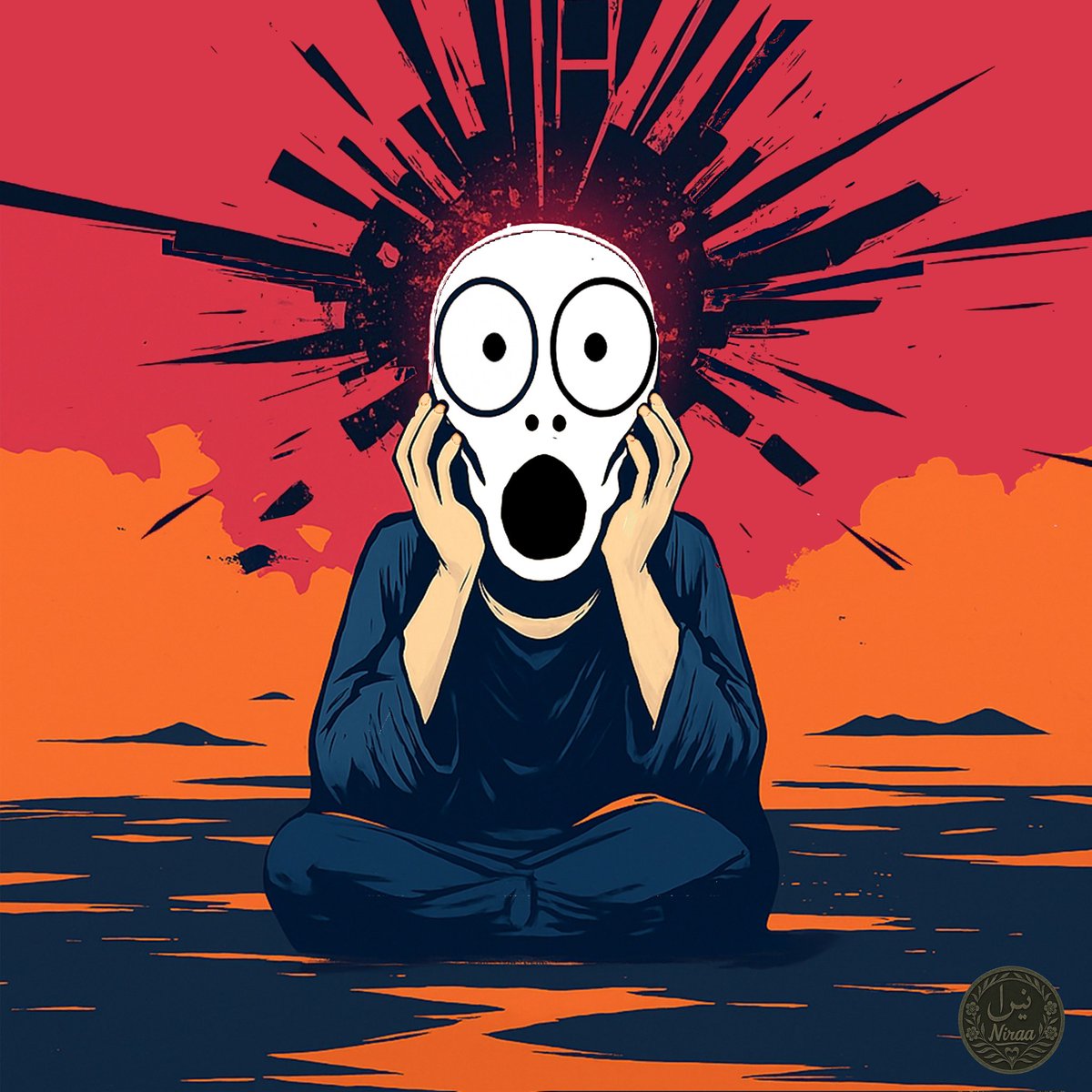 artemoj8's tweet photo. Moment of Rupture
#MomentOfRuptur #Emotiona
#mask #SurrealShock #objkt
#InnerDetonation #SymbolicArt
#MythicEmotion #VisualPoetry
#ArtOfDuality #NFTDrama #tezosart #iranianart #digitalart
#surrealism #1of1nft https://t.co/QPoFwLucZm