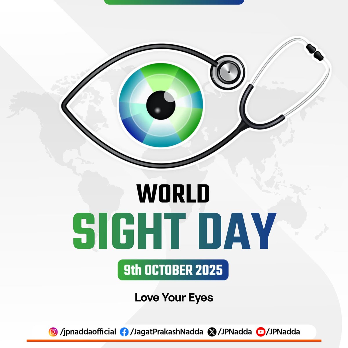 World Sight Day gives us a platform to raise awareness about the importance of good eye health and regular check-ups.

Timely eye screening, a healthy diet, and protective habits can help prevent vision problems. This year’s theme, “Love Your Eyes,” reminds us to prioritize our