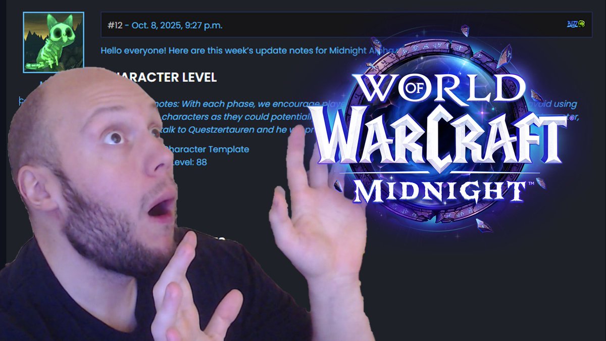 Phase 2 of the midnight alpha is about to begin and with it big UI and addons improvements alongside risky class changes with cool new effects. youtube.com/watch?v=GKlWrh…
