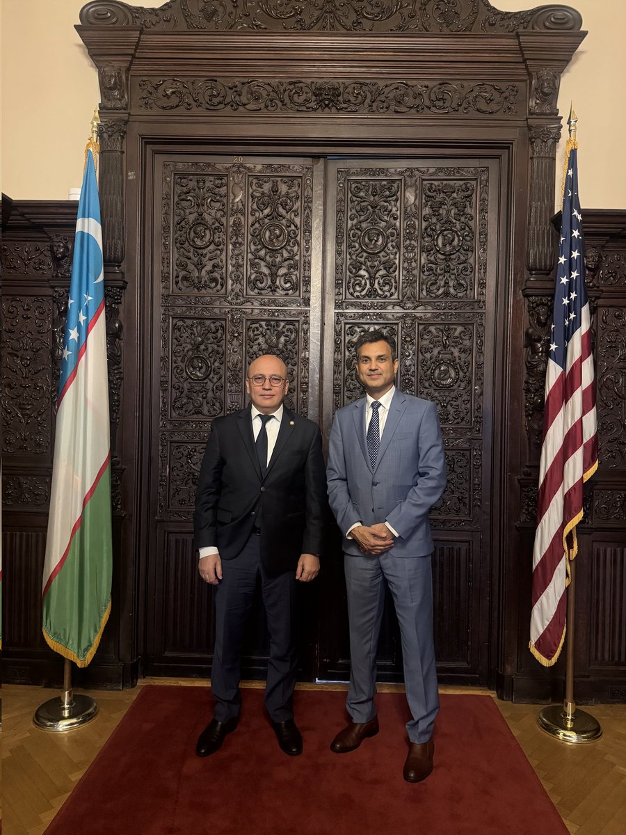 Had a productive meeting with Anant Maheshwari, President &amp; CEO of Honeywell Global Regions.
We discussed expanding Honeywell’s presence in Uzbekistan, focusing on industrial automation, energy efficiency, and digital transformation.