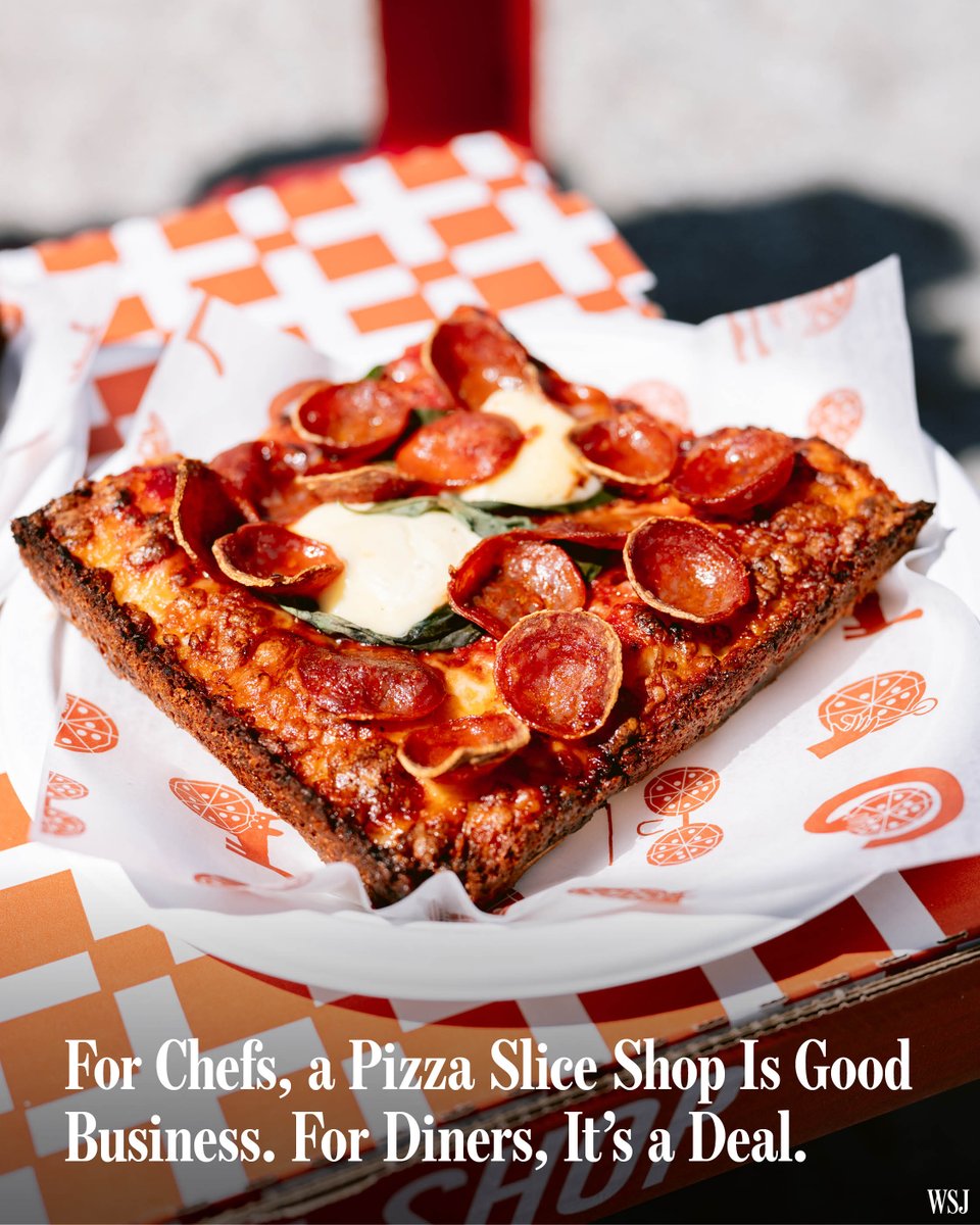 Americans are lining up as top chefs around the country raise the game of the humble slice shop.

The quality: surprisingly high. The prices: decidedly not. 
🍕 on.wsj.com/3IBmR4x