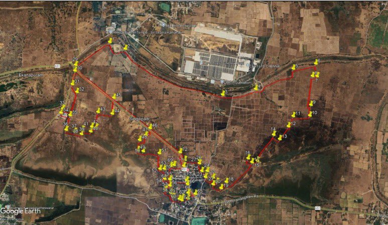 UpdatesChennai's tweet image. Yet another Sipcot for Chennai! Preliminary approvals has been sought for a new Industrial Park at Maduramangalam near CEAT Factory just bordering Parandur!
🔹 Area : 423 Acres
🔹 Project Cost : 531 Crs
🔹Projected Employment : 6,000-10,000 people
#InvestInTN #Sipcot 🏭👨‍🏭