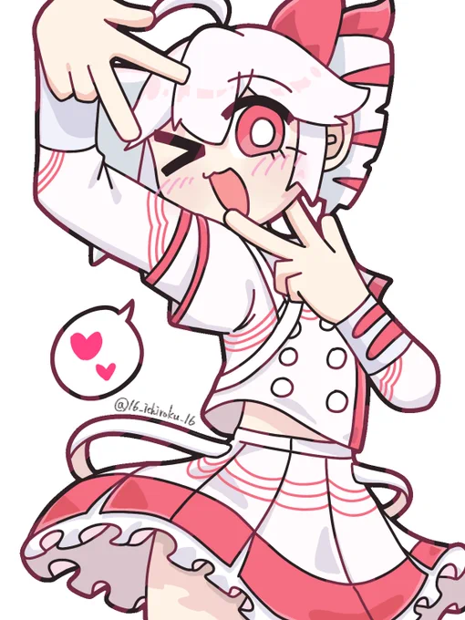 可愛くて思わず描きました #重音テト