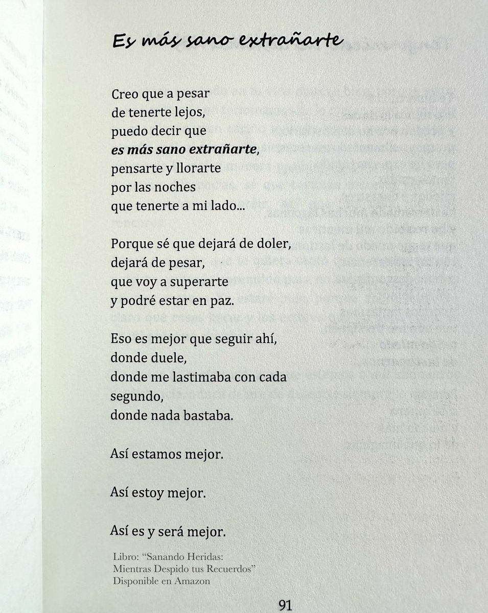JaiiWriter's tweet photo. Libro: “Sanando Heridas: Mientras Despido tus Recuerdos” 📕 https://t.co/g2FlgLpKnt